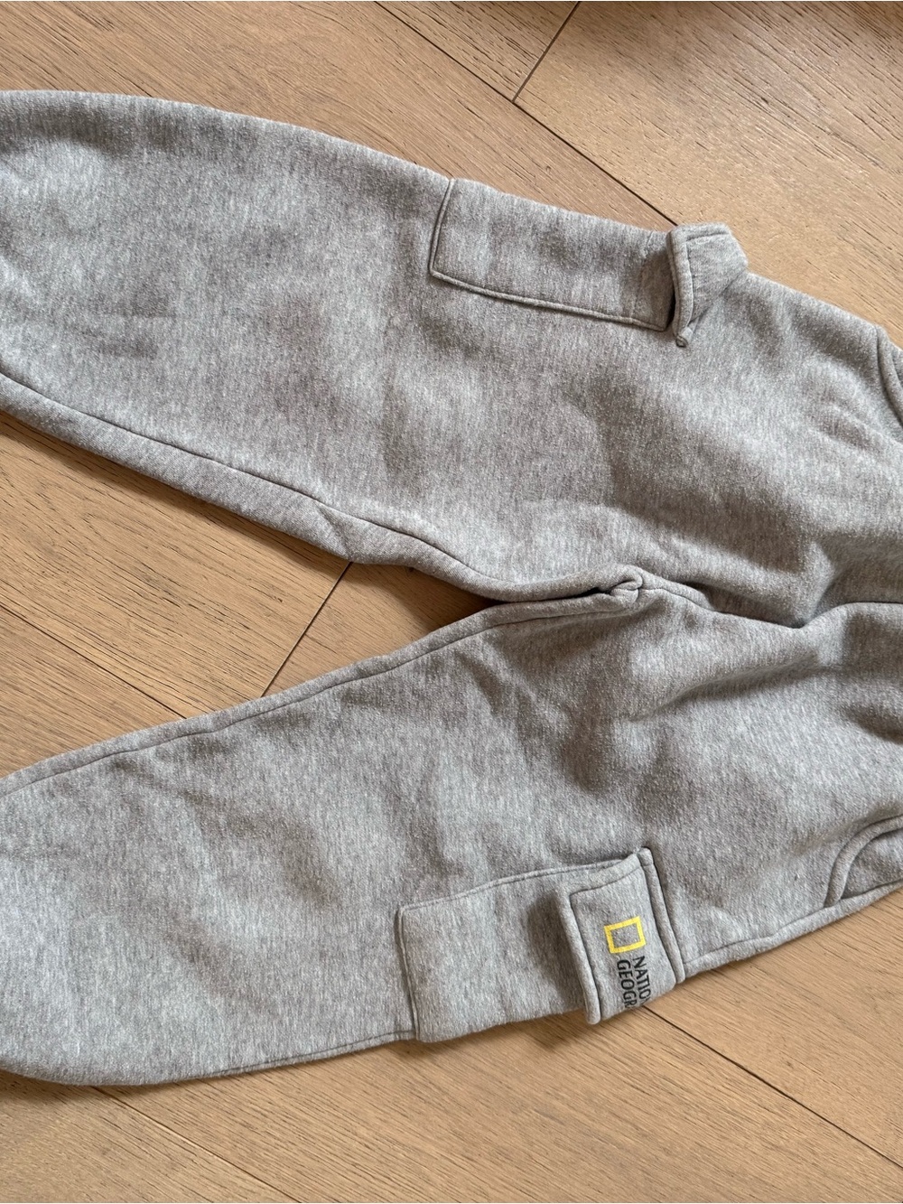 National Geographic Light Gray Logo Joggers